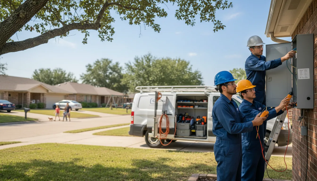 Certified electrician providing emergency electrical services in Blue Mounds, WI